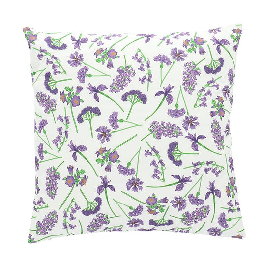 Outdoor Cushion Flowers Purple
