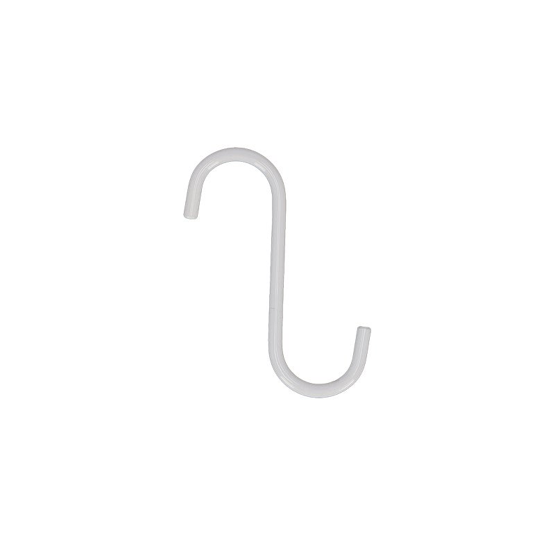 S Hook White 10cm