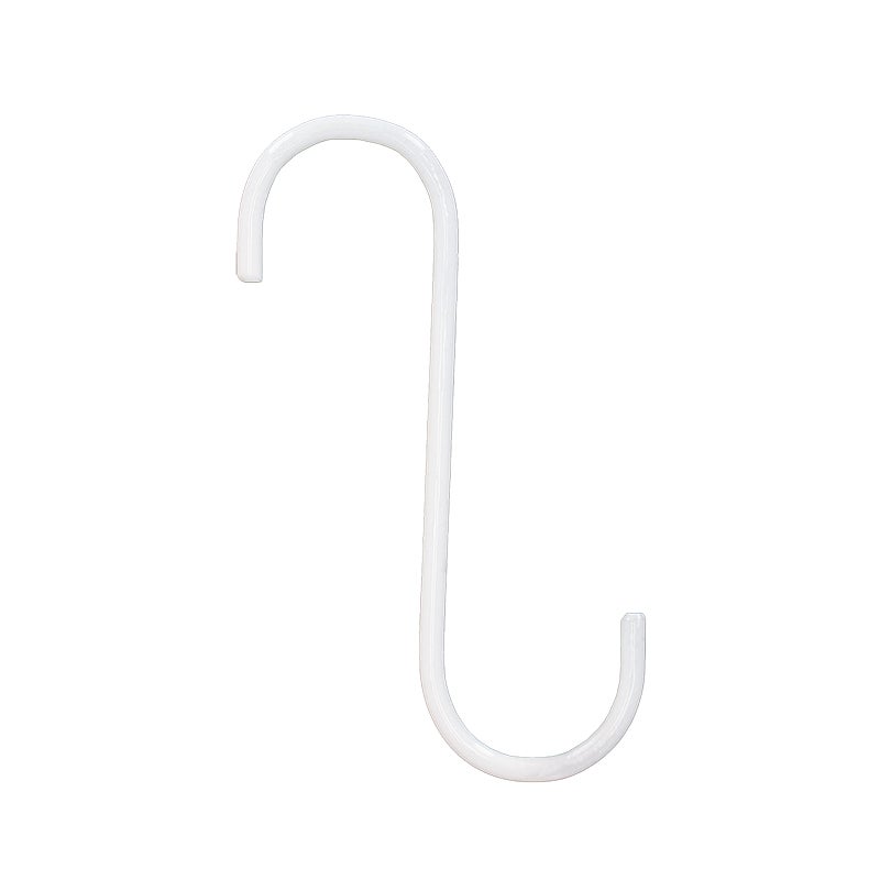 S Hook White 15cm