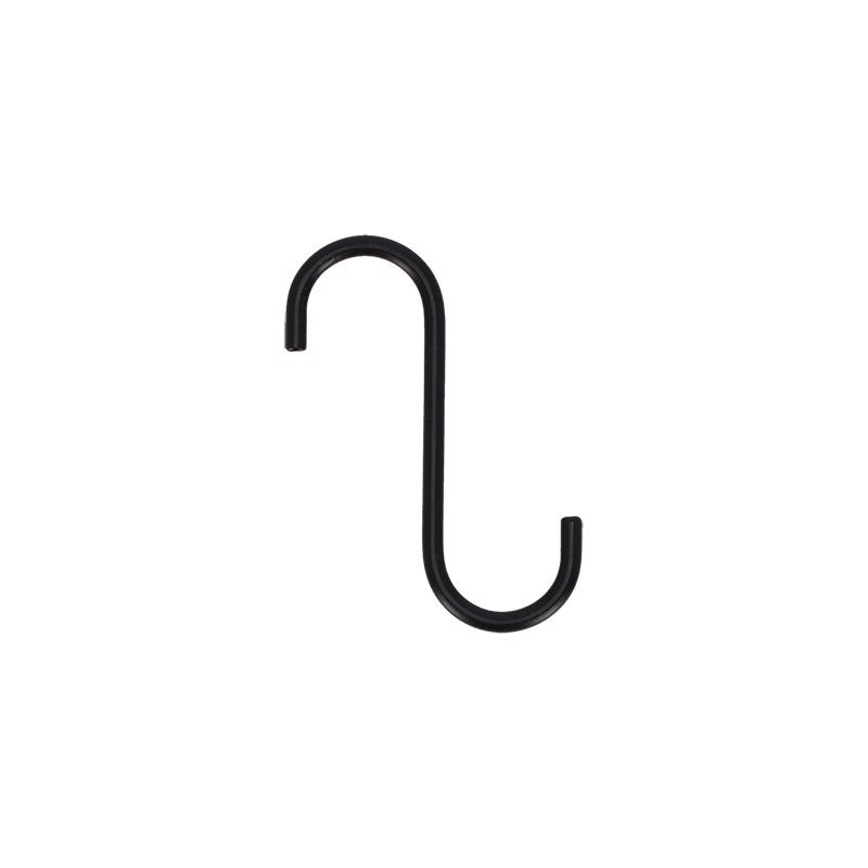 S Hook Black 10cm