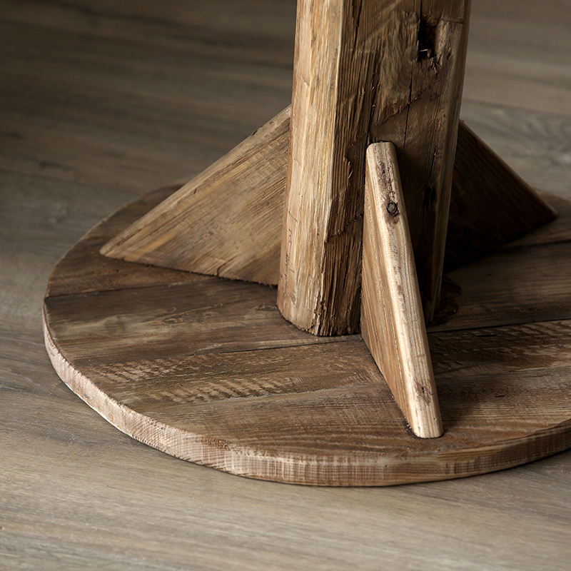Reclaimed Pine Wooden Standing Coat Rack