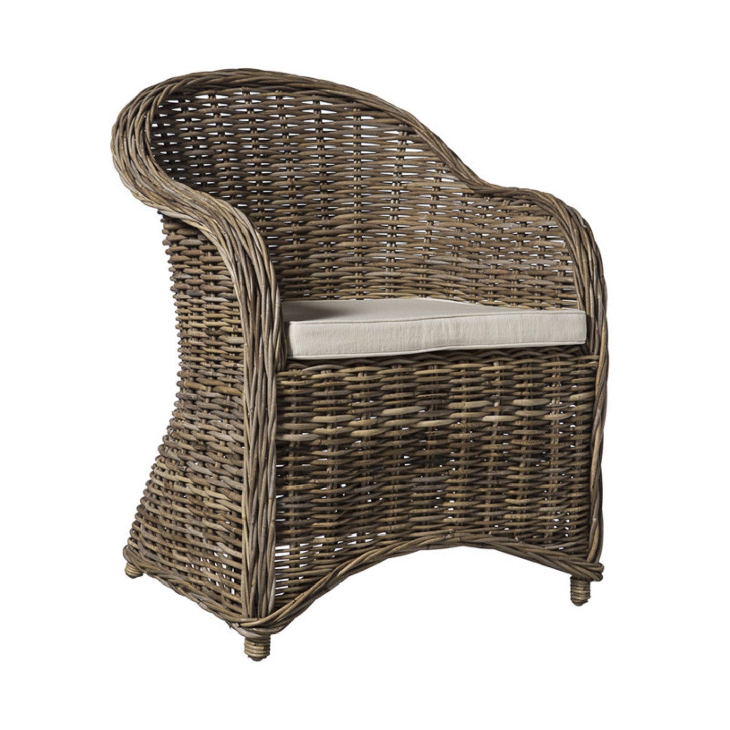 Rattan Arm Chair With Cushion