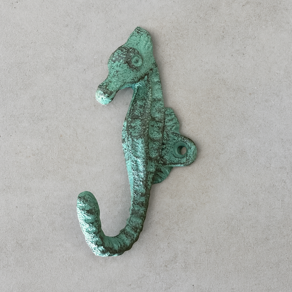 Seahorse Hook Antique Copper