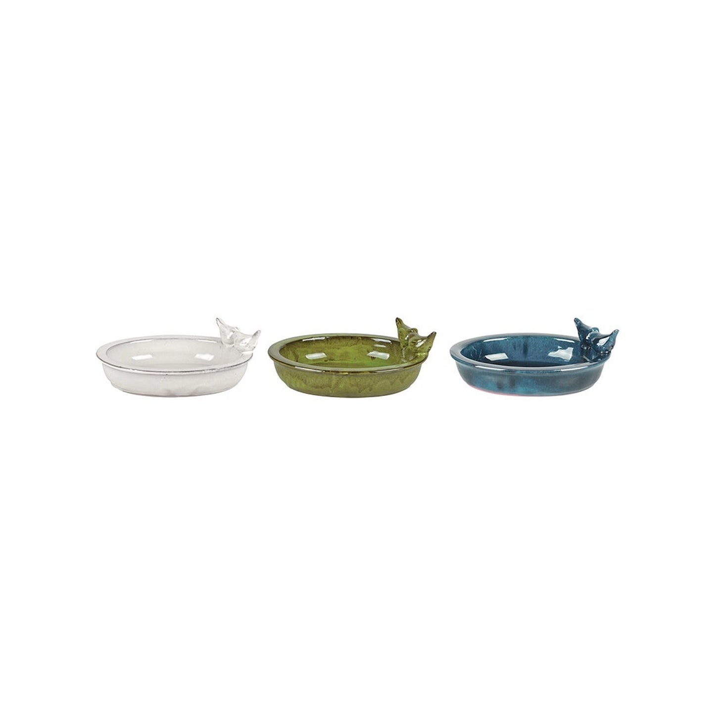 Ceramic Oval Bird Bath