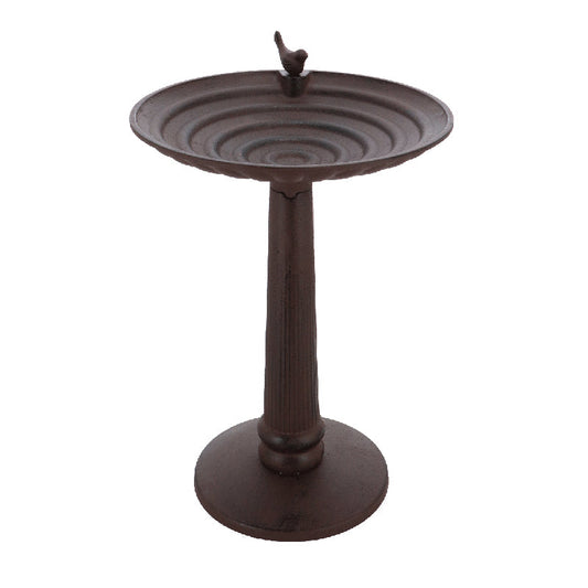 Bird Bath On Foot Cast Iron Xl