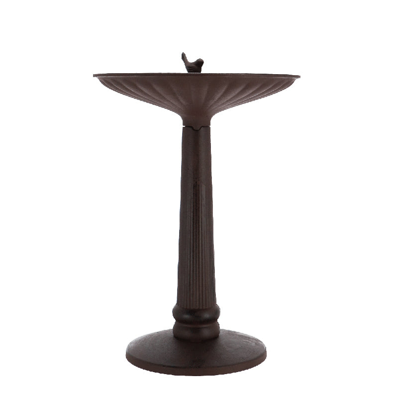 Bird Bath On Foot Cast Iron Xl