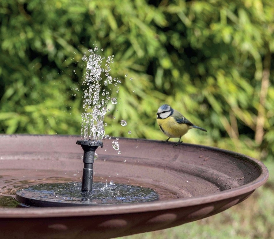 Bird Bath Solar Fountain