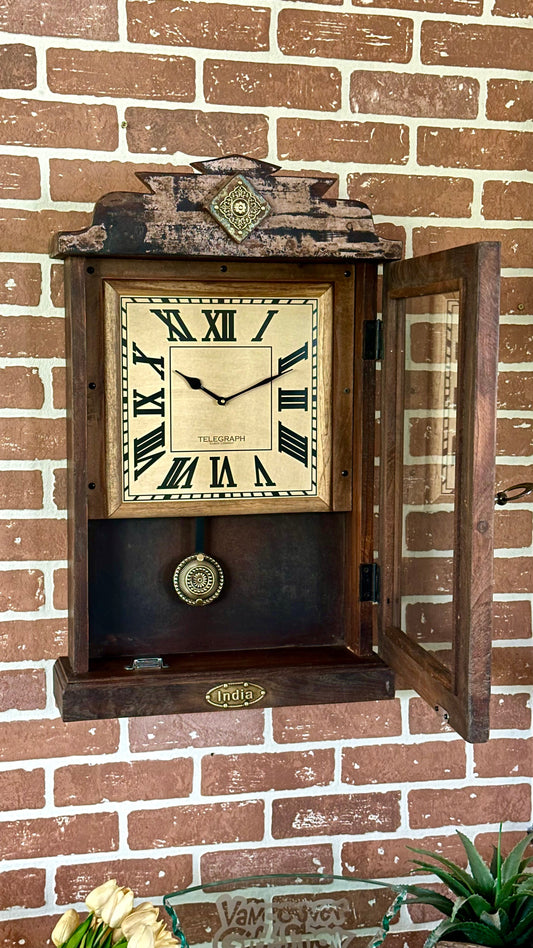Telegraph Pendulum Mantle Clock