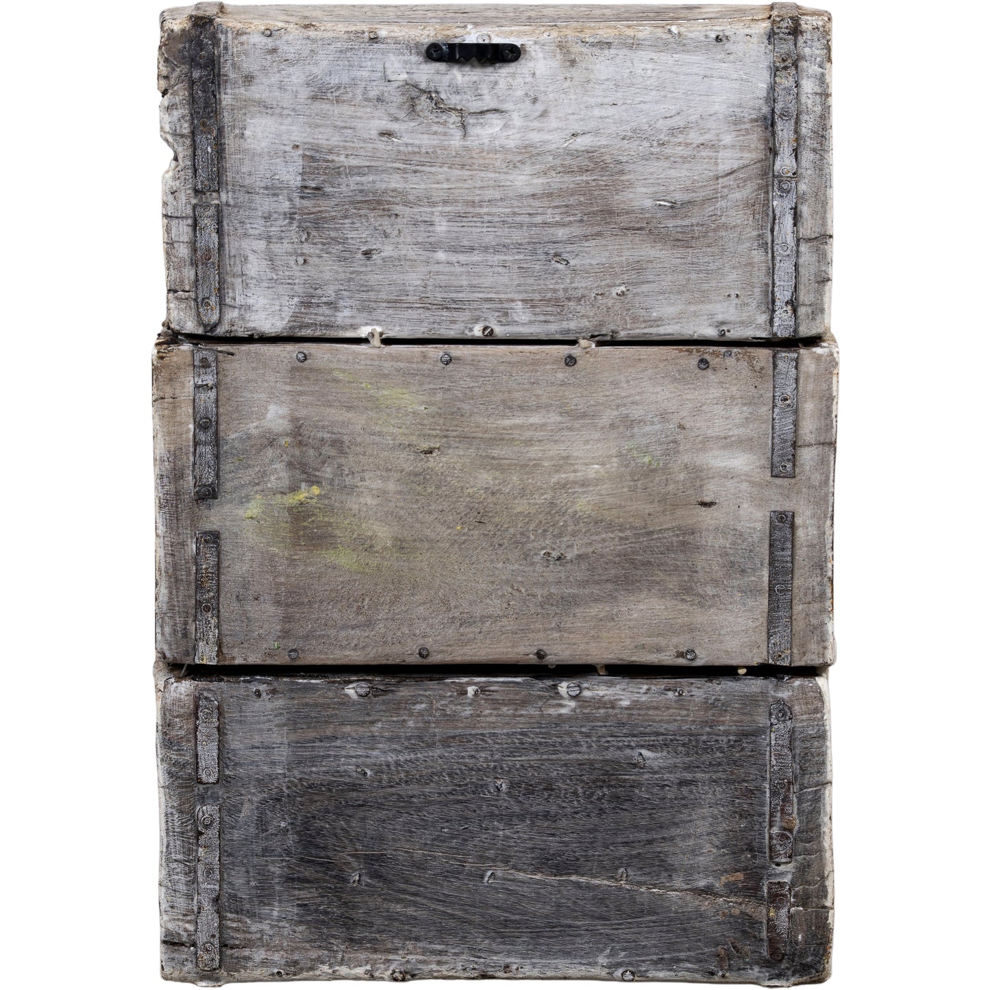 Wooden Brick Mould, Wall Shelf Rack, 3 Tier, White