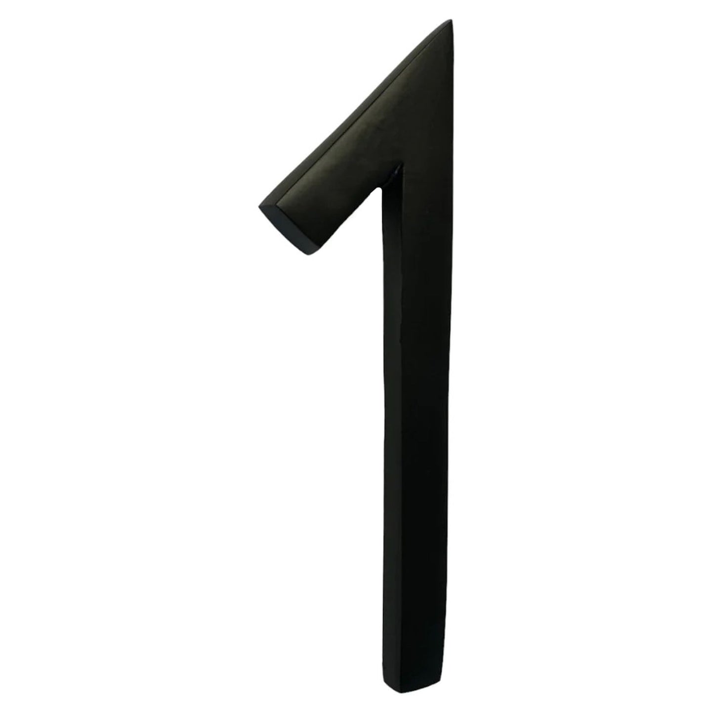 Self Adhesive Aluminum Number 1, 6 inch, Black