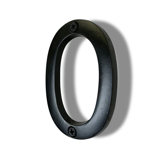 Aluminum Number 0, 4in, black