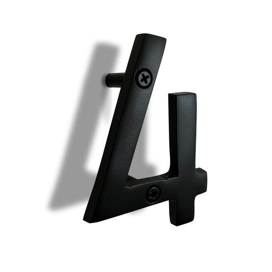 Aluminum Number 4, 4in, black