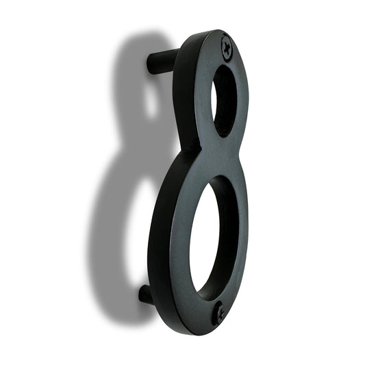 Aluminum Number 8, 4in, black