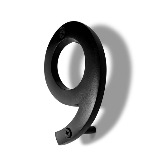 Aluminum Number 9, 4in, black