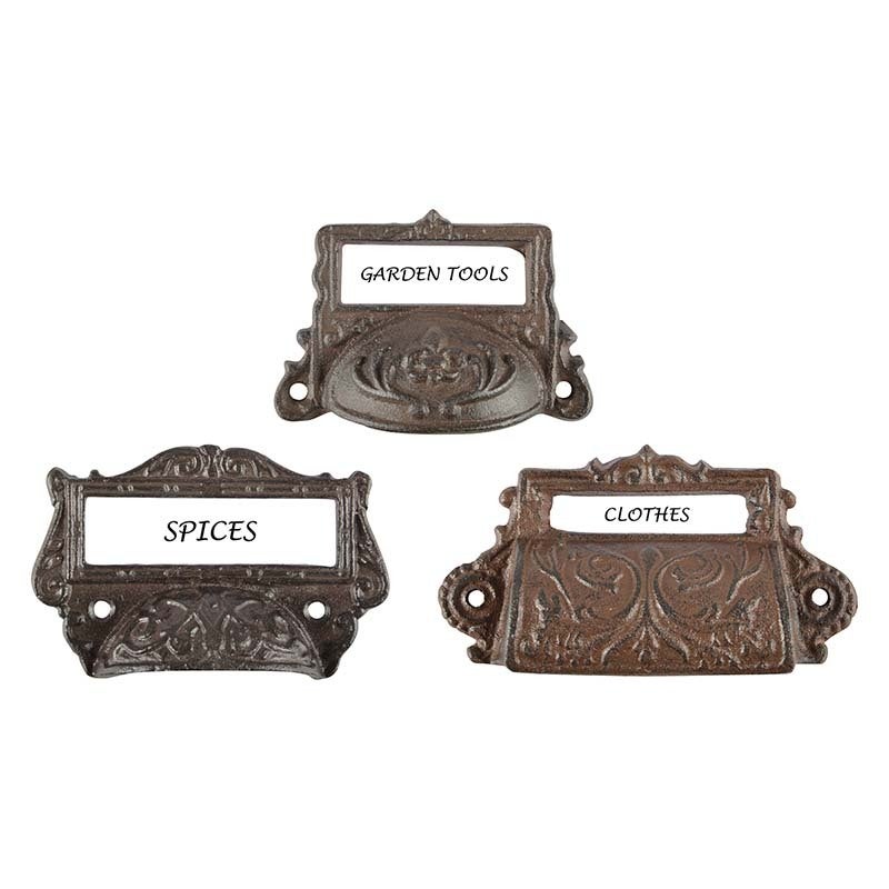Drawer Pull With Labelholder ~ Assorted