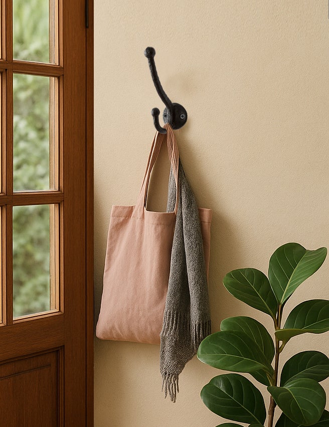 Double Hook Rustic Red