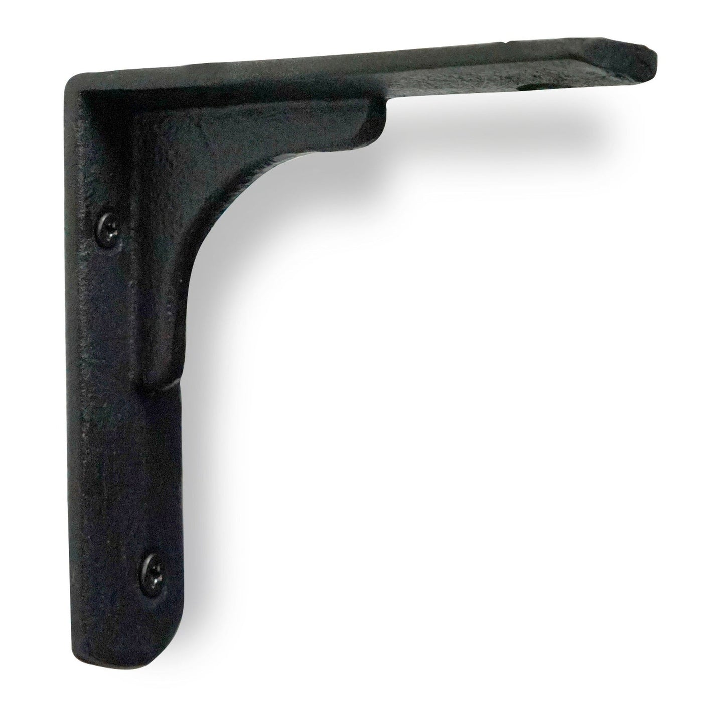 Minimal Corner Bracket, Antique Black, Large