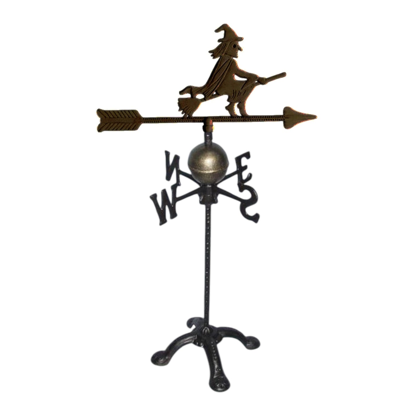 Weather Vane With Witch Top