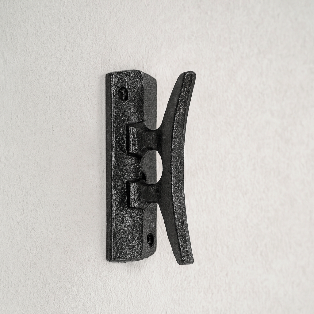 Rope Cleat Hook Black