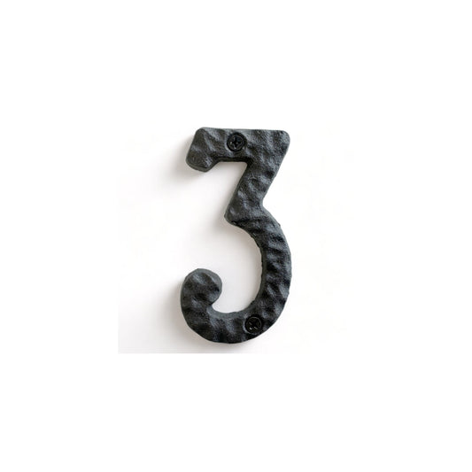 Cast Iron Number 3, 4 inches (JS-RN4-3)
