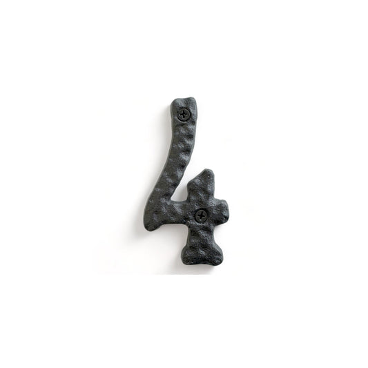 Cast Iron Number 4, 4 inches (JS-RN4-4)