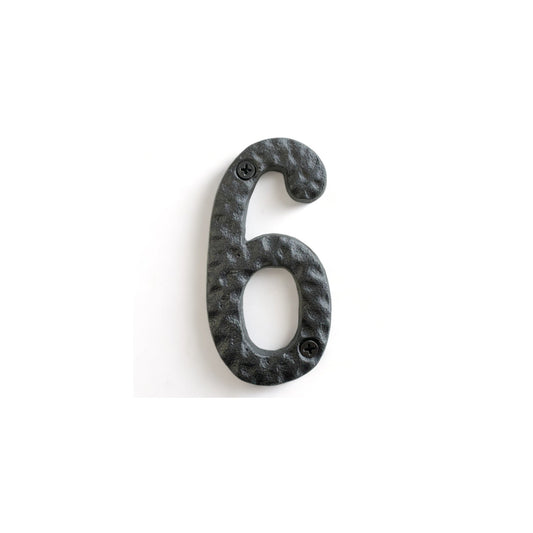 Cast Iron Number 6, 4 inches (JS-RN4-6)