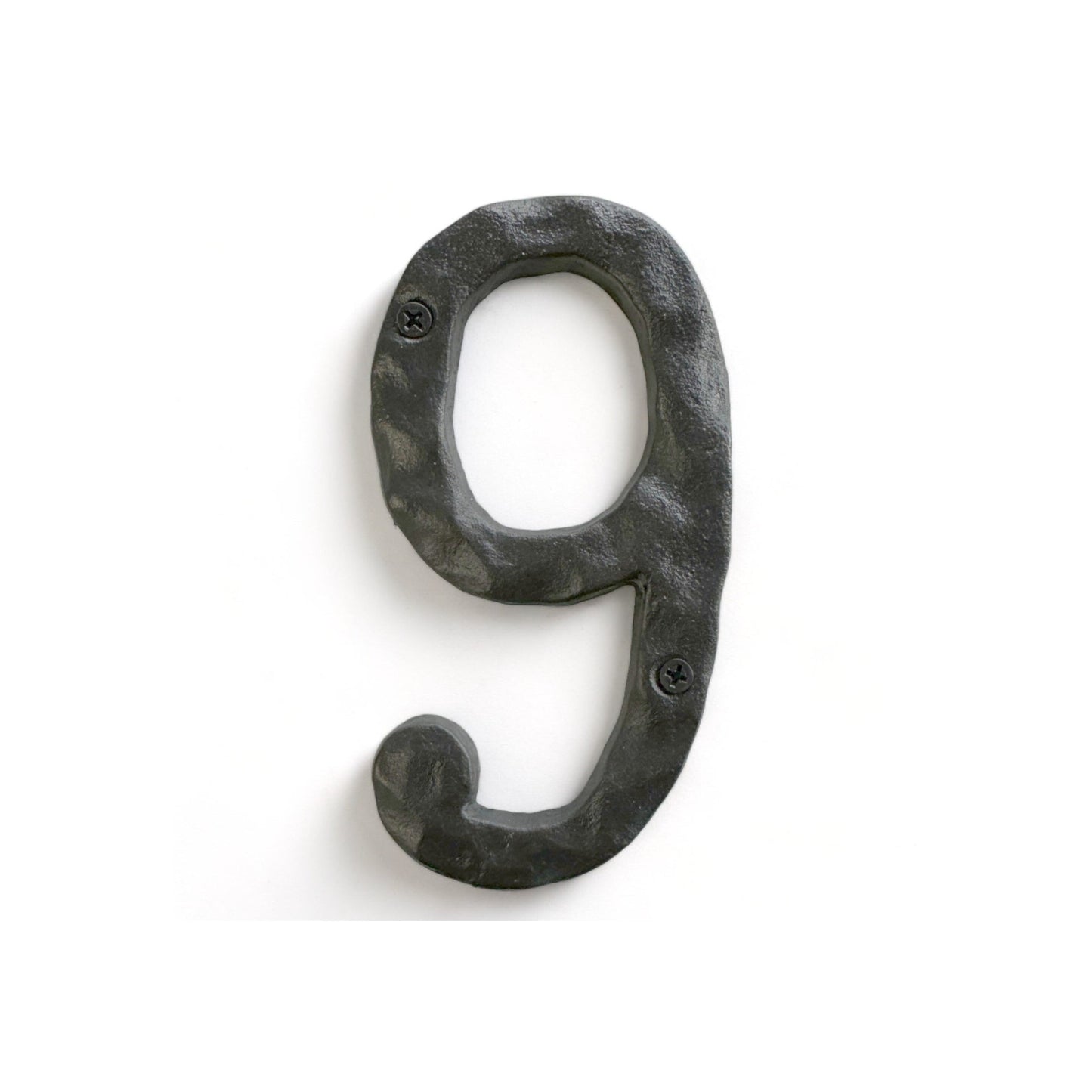 Cast iron number 6or9, 5.5 in (JS-RUSTICNUMBER-9)