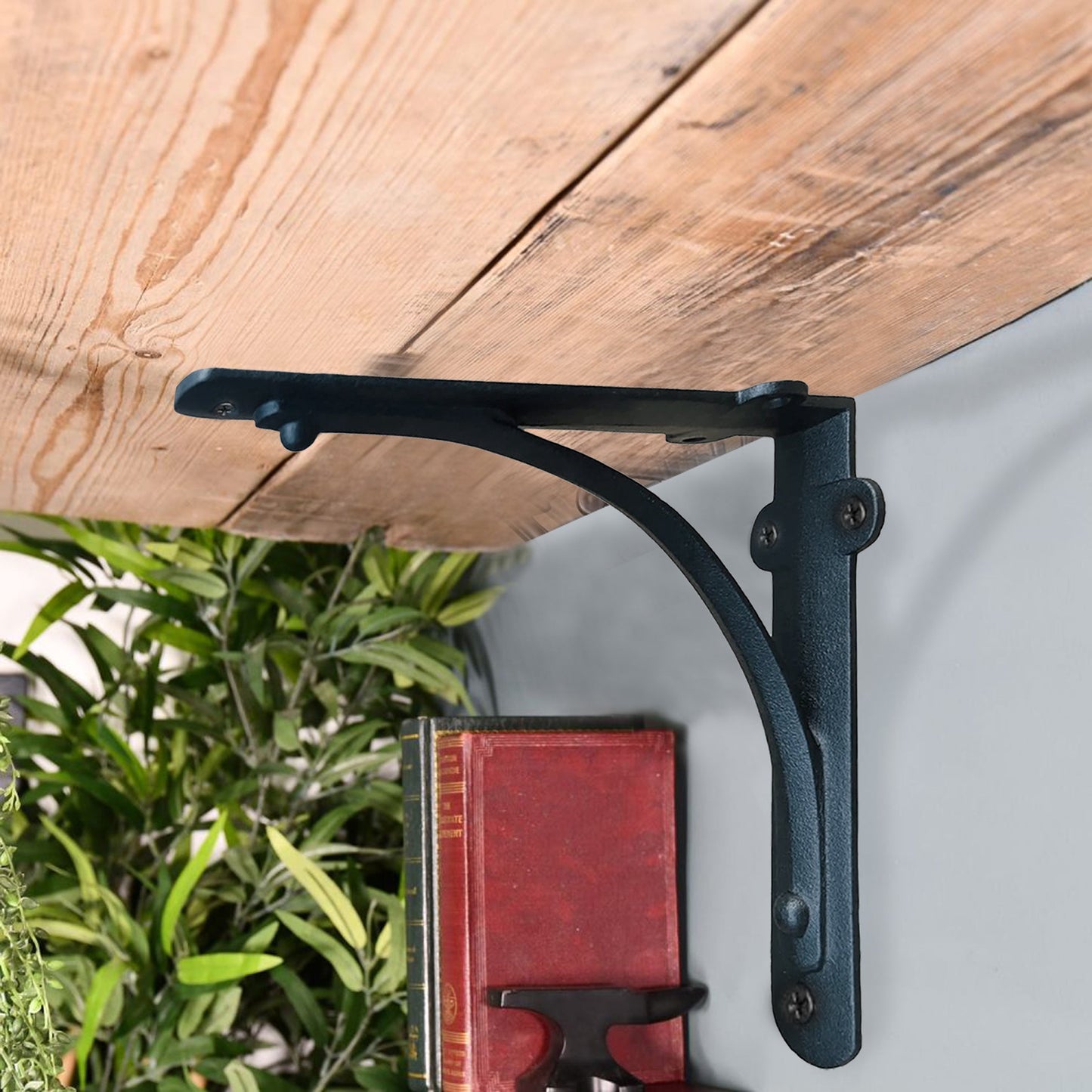 Cast Iron Station Shelf Brackets, Large