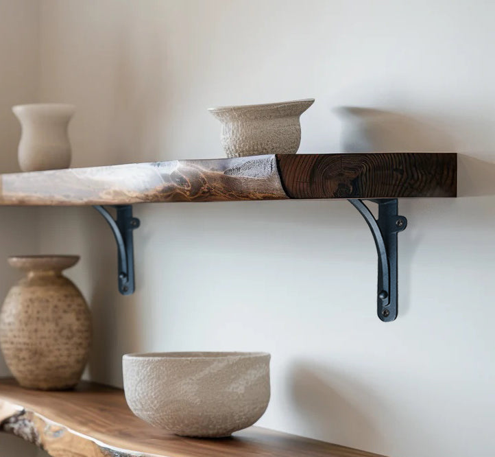 Cast Iron Station Shelf Brackets, Small