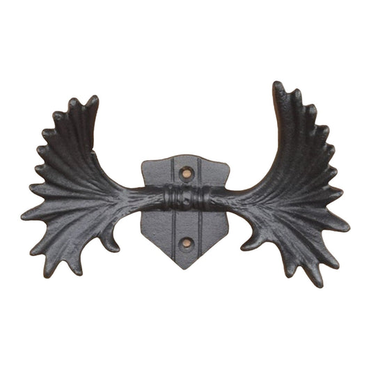 Majestic Moose Antler Hook Cast Iron