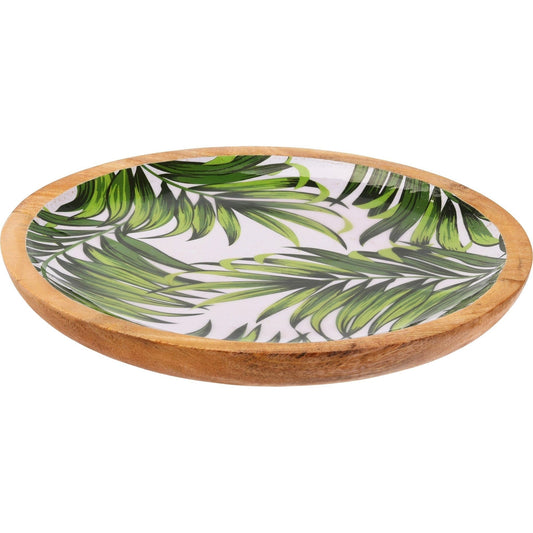 Isla Leaf Round Tray (KI-9253-6)