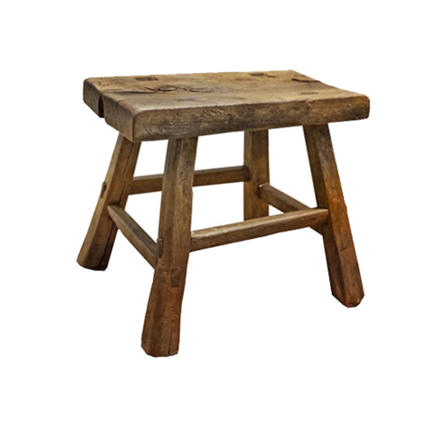Rect. Antique Mini Stool *Assorted, Size May Vary*