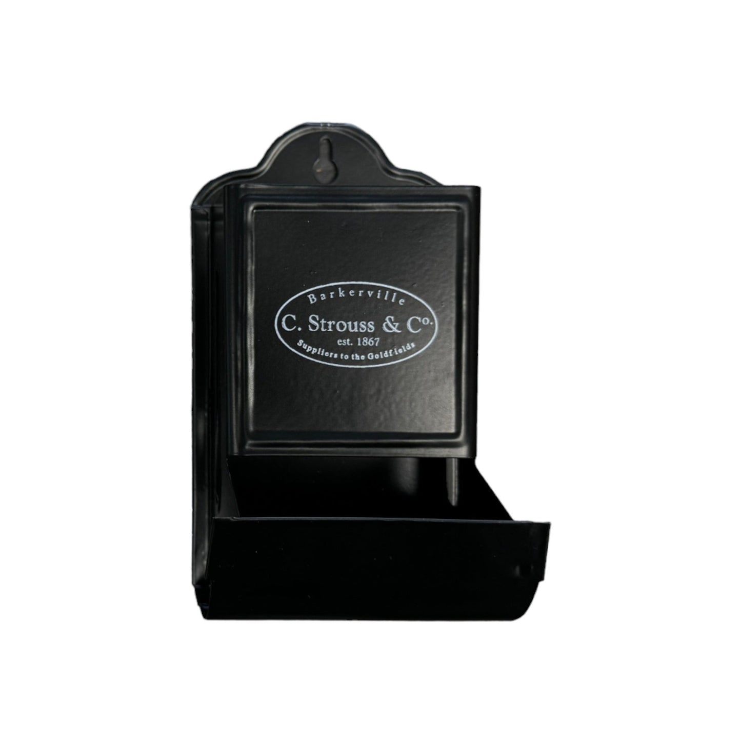 Vintage Safety Matches Holder, Black