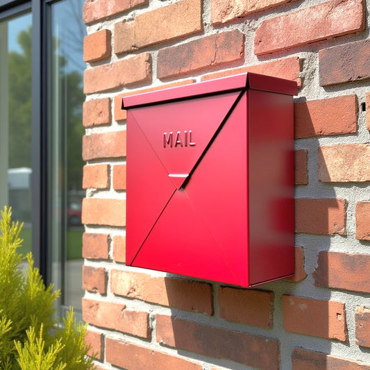 Chicago Mailbox Red