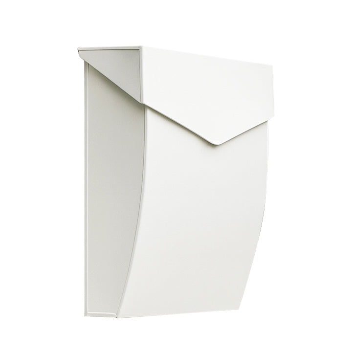 Bradly Steel Mailbox, Off White