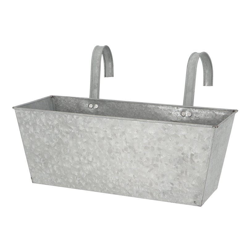 Old Zinc Balcony Flowerpot
