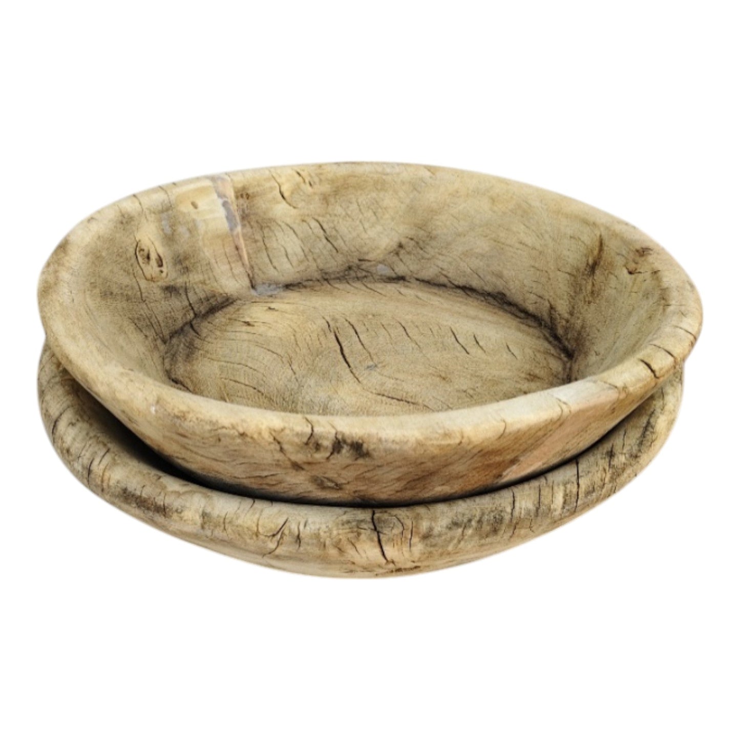 Wooden Chapati Bowls, Large