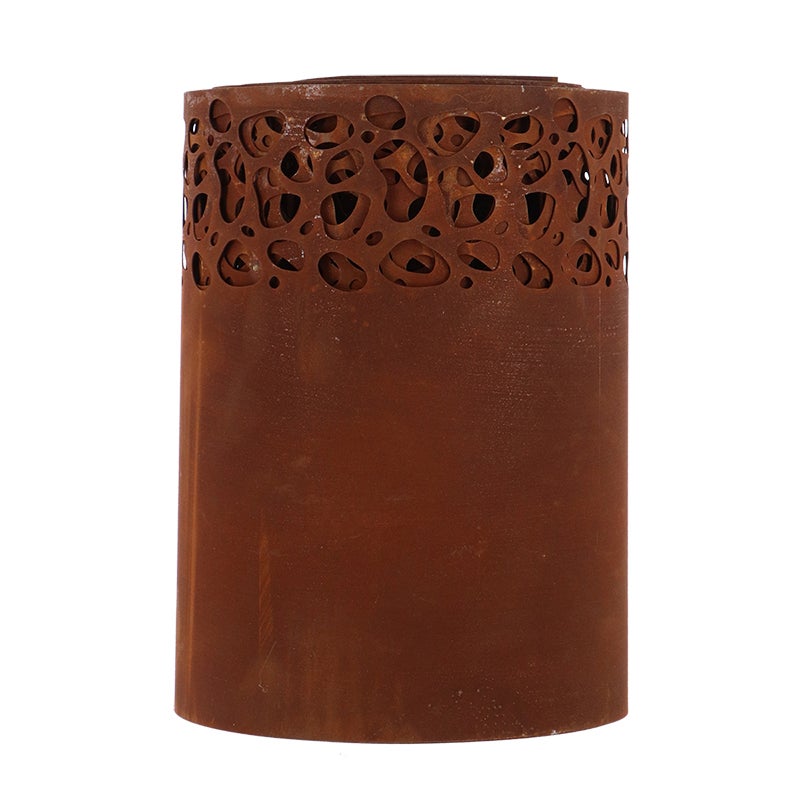 Lawn Edging Rust Speckles Rolled Up