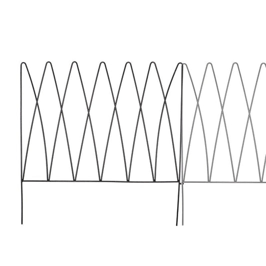 Garden Border Fence Metal Waves