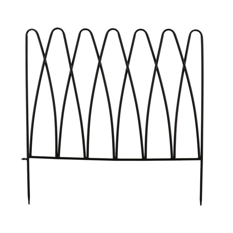 Garden Border Fence Metal Waves