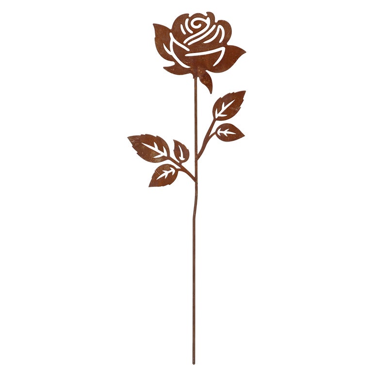 Rust Garden Stake Rose