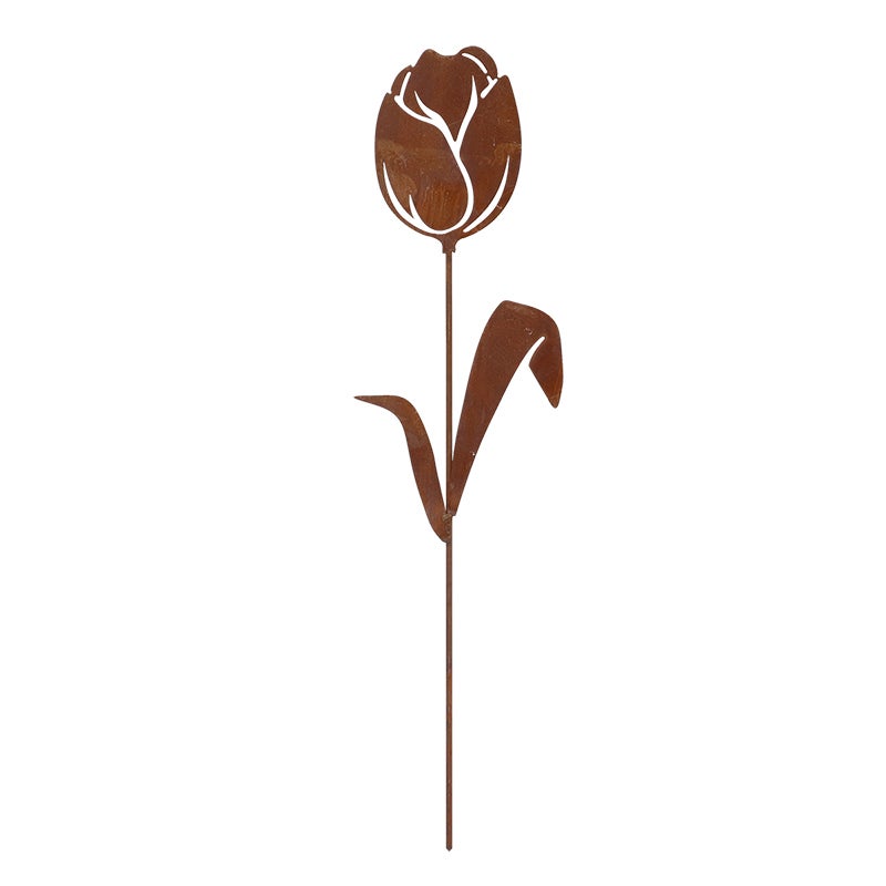 Rust Garden Stake Tulip