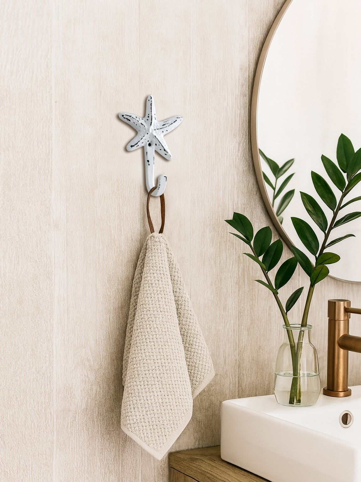 STARFISH IRON NAUTICAL HOOK