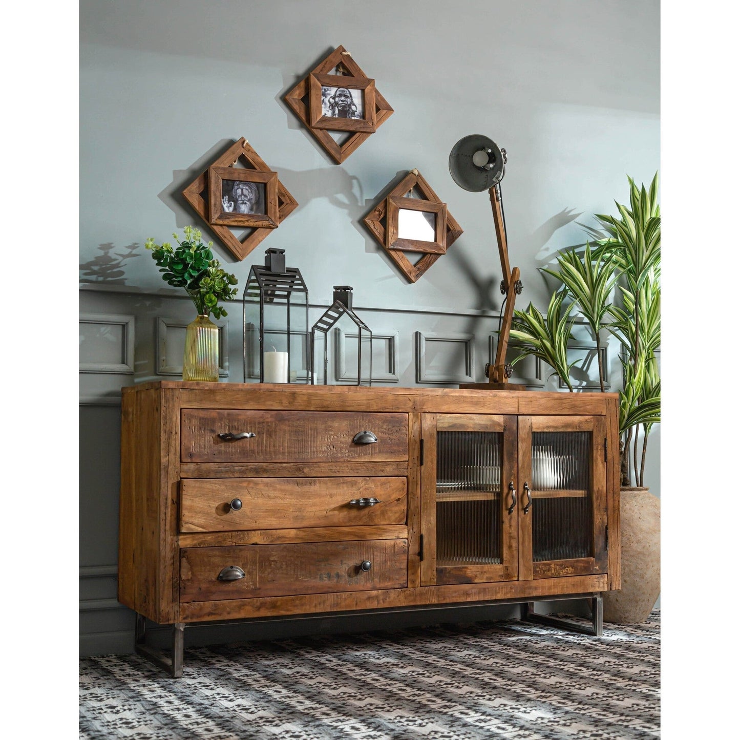Reclaimed Wooden Buffet Table