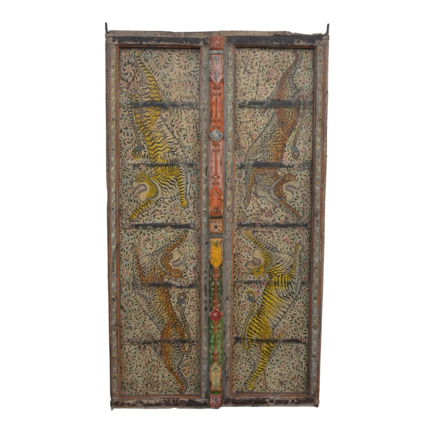 Old Door Hand Painter Wall Panel (VV-23219)