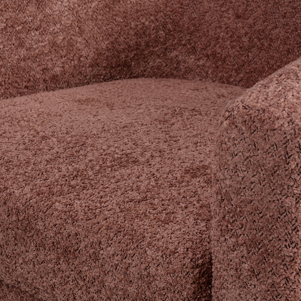 Felix Faux Chair, Dusty Rose Brown