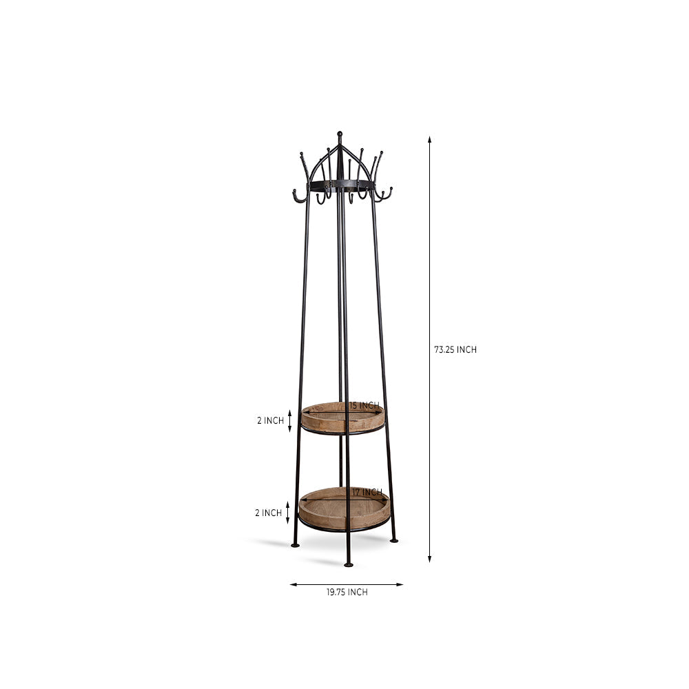 Jenevie Mango Wood Coat Hanger