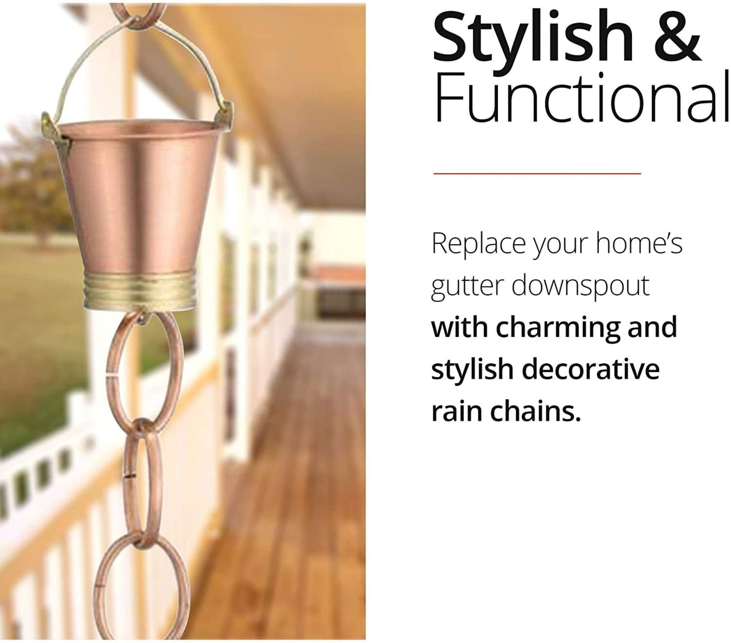 Rain Chain Bucket Iron, Last Chance