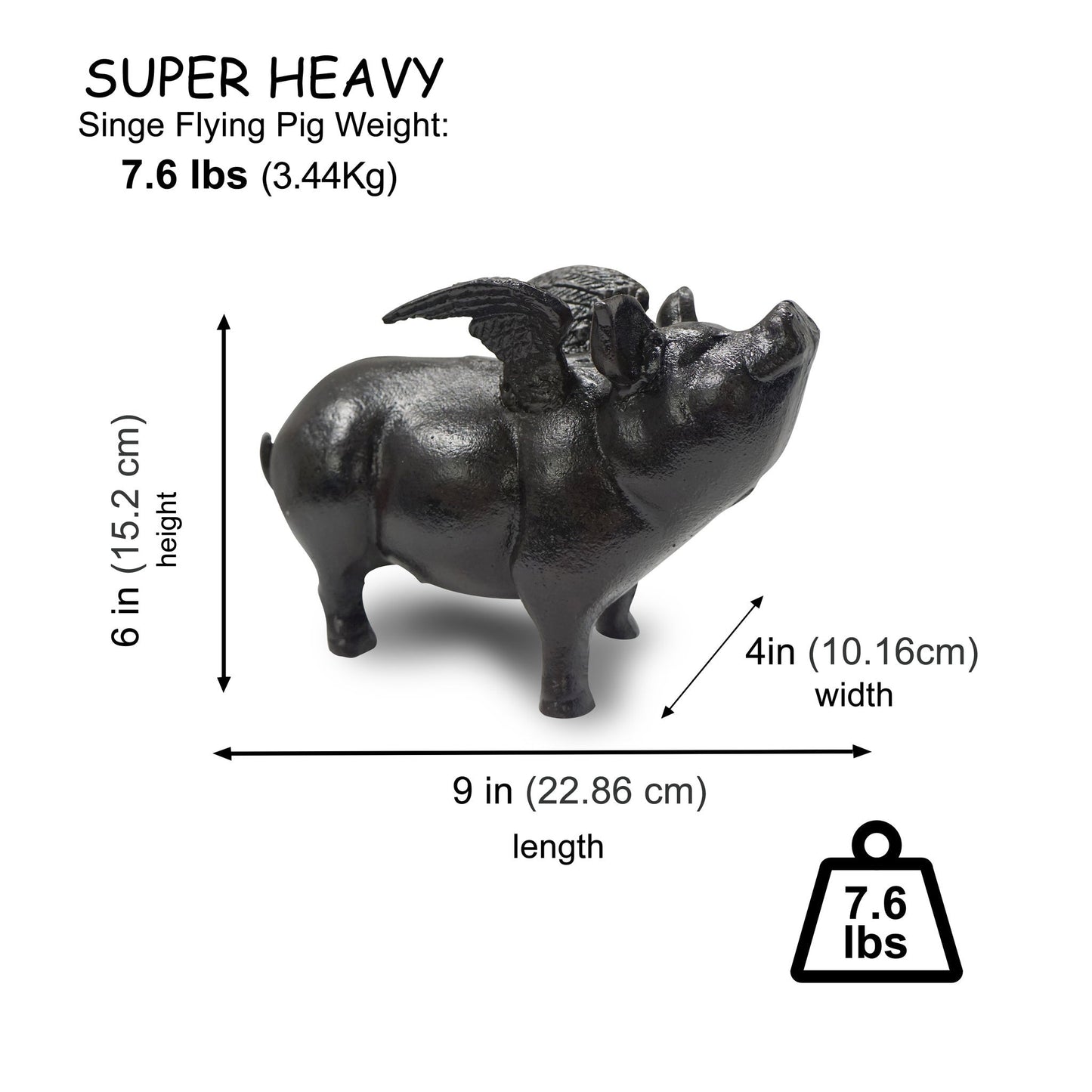 Flying Pig, Large (JS-90-7131)
