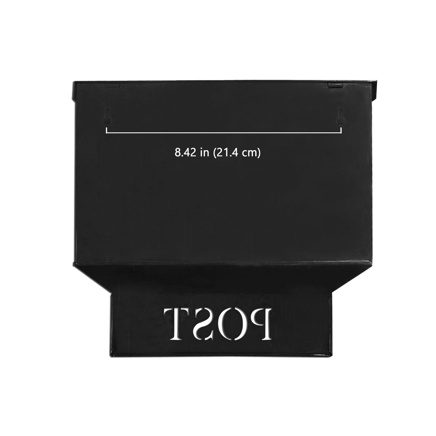 Stanley Iron Mailbox, Black, W/Cut, Last Chance